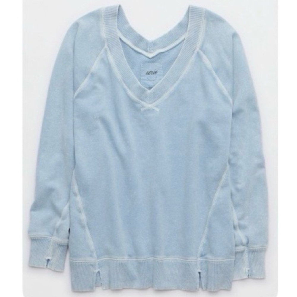 [NOT AVAILABLE]

Aerie Cloud Wash V-Neck Sweatshirt